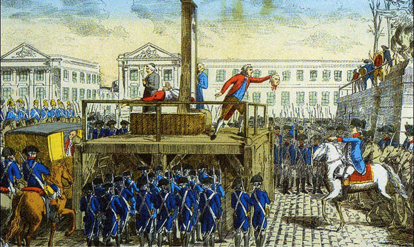 Bilderesultat for execution of louis xvi